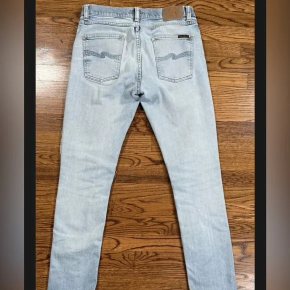 Nudie Jeans Men's Jeans - Blue, Light Blue, Gray, Black - Picture 3 of 13